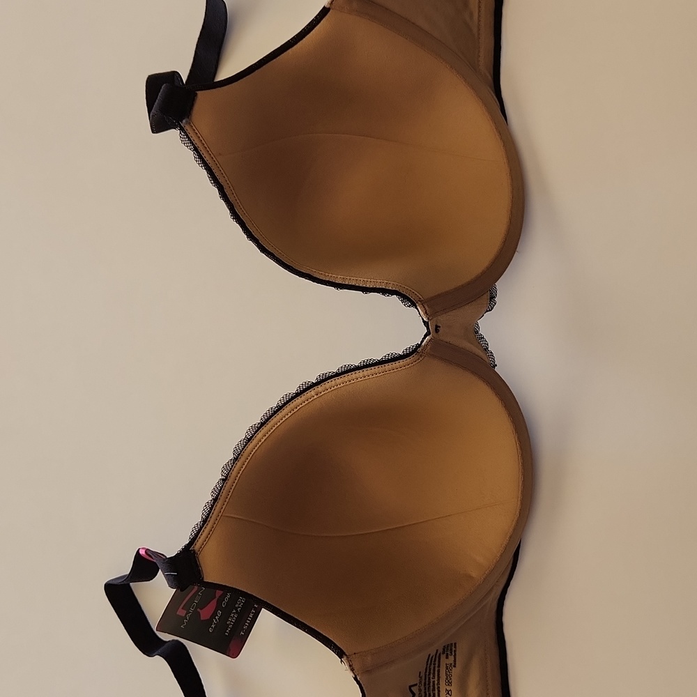 Maidenform extra coverage t-shirt bra 34DD Black - Picture 2 of 4